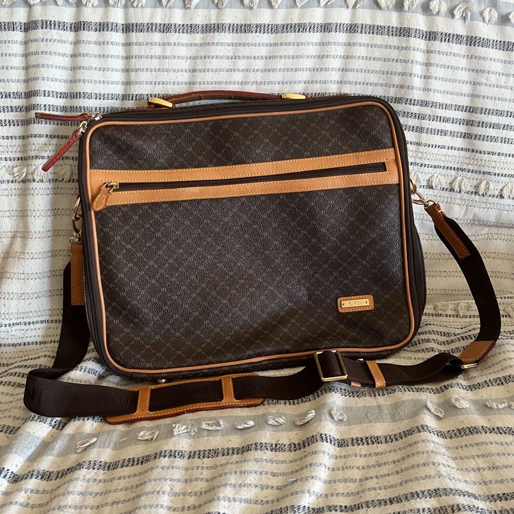 Rioni Brown Designer laptop Bag